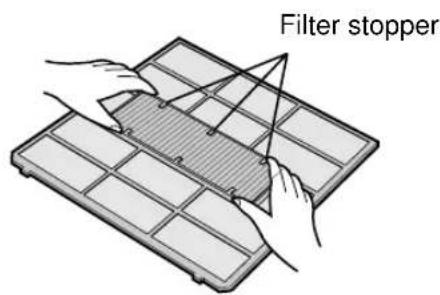 Filter stopper
