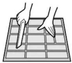 SHARP AEXM24CR - CLEANING THE FILTERS - 2