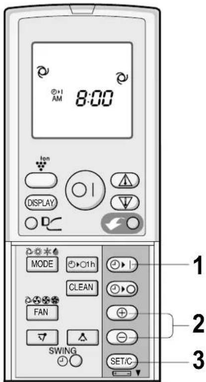 SHARP AEX9HR - ATTIVAZIONE TIMER - 1