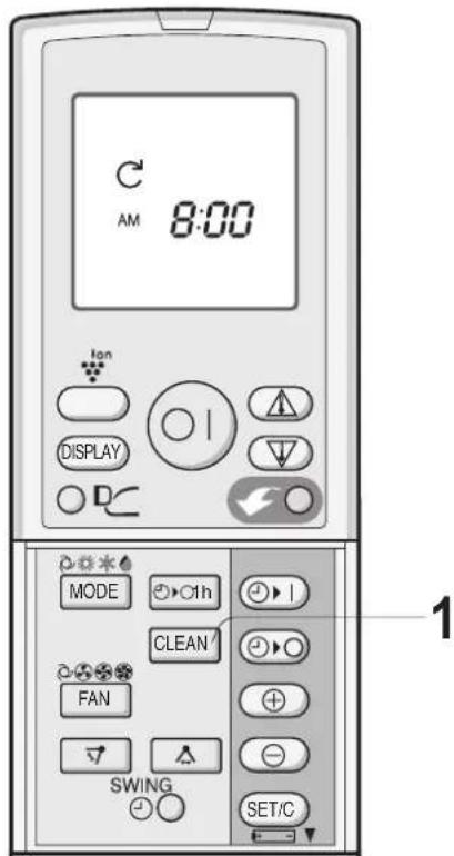 SHARP AEX9HR - Press the SELF CLEAN button when the unit is not operating. - 1