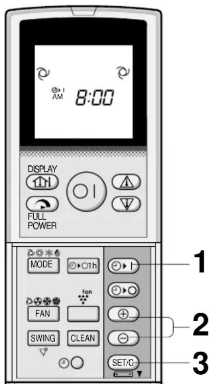 SHARP AEXM18CR - ZEITSCHALTER-AN - 1
