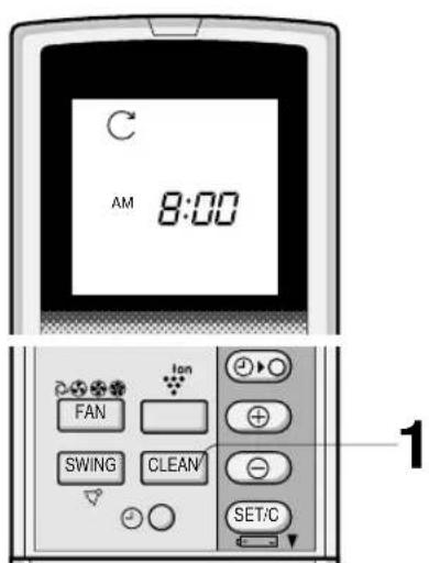 SHARP AEXM18CR - SELBSTREINIGUNGSBETRIEB - 1