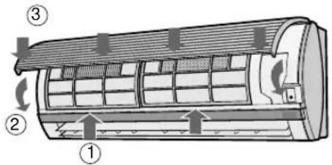 SHARP AEXM18CR - DE FILTERS REINIGEN - 3