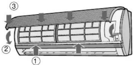 SHARP AEXM18CR - DE FILTERS REINIGEN - 3
