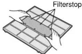 SHARP AEXM18CR - INSTALLATIE VAN HET STOFOPVANGFILTER EN ONTGEURINGSFILTER - 2
