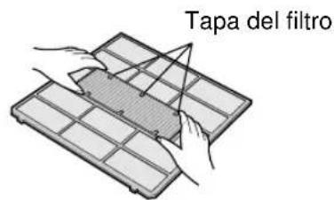SHARP AEXM18CR - COLOCACION DEL FILTRO DE RECOGIDA DE POLVO Y DEL FILTRO DESODORANTE - 2