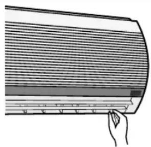 SHARP AEXM18CR - HORIZONTALE LUCHTSTROOMRICHTING - 1