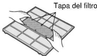 SHARP AEXM18CR - COLOCACION DEL FILTRO DE RECOGIDA DE POLVO Y DEL FILTRO DESODORANTE - 3