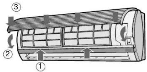SHARP AEXM18CR - REINIGUNG DER FILTER - 3