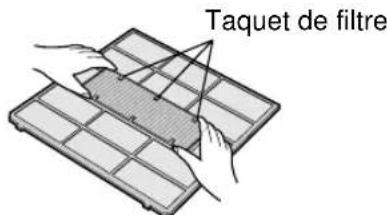 SHARP AEXM18CR - INSTALLATION DU FILTRÉ A POUSSIÈRE ET DU FILTRÉ DESODORISANT - 2