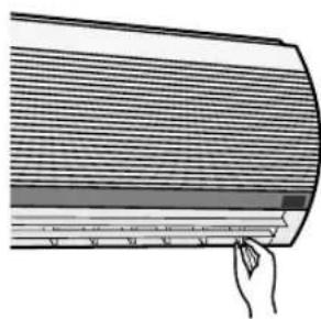 SHARP AEX10BEC - DIRECÇÃO DO FLUXO HORIZONTAL DO AR - 1