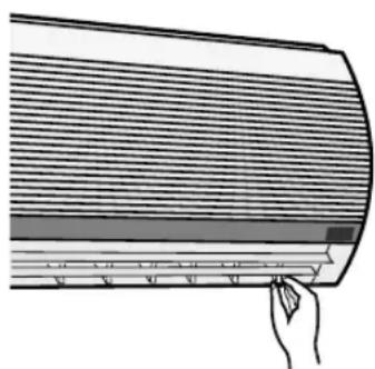 SHARP AEX10CR - DIRECCION DE LA CORRIENTE DE AIRE HORIZONTAL - 1