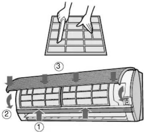 SHARP AEX10CR - DE FILTERS REINIGEN - 2