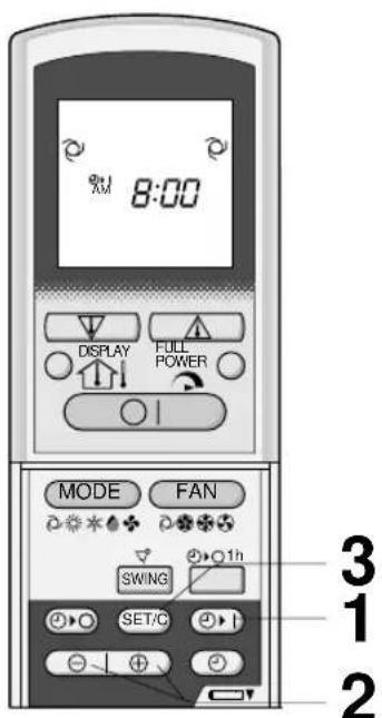 SHARP AEX08CR - ATTIVAZIONE TIMER - 1