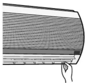 SHARP AEX13BE - DIRECCÃO DO FLUXO HORIZONTAL DO AR - 1