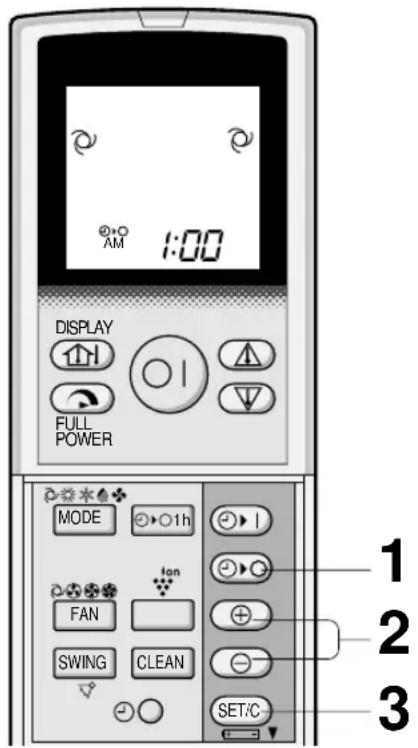SHARP AEX13BE - DESLIGAR TEMPORIZADOR - 1