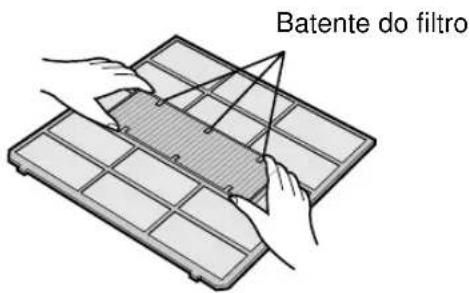 SHARP AEX13BE - MUDANÇA DO FILTRO DE RECOLHA DE POEIRA (CINZENTO) - 1