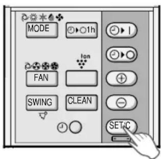 SHARP AEX13BE - PARA TERMINAR O MODO TEMPORIZADOR - 1