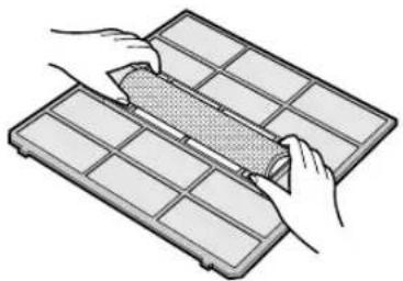 SHARP AEX13BE - CLEANING THE DEODORANT FILTER (GREEN) - 1