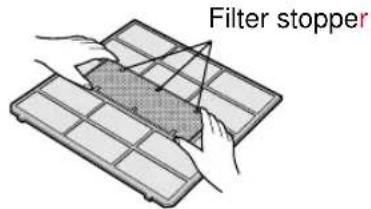 SHARP AEX08BEC - SETTING DUST COLLECTION FILTER AND DEODORANT FILTER - 2