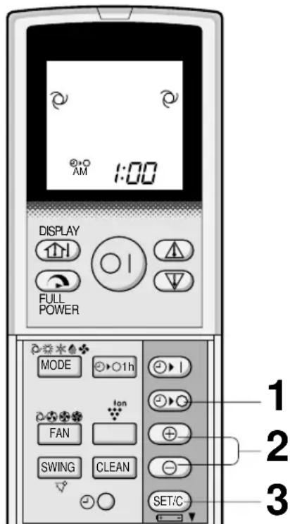 SHARP AEX08BEC - DESACTIVACIÓN DEL RELOJ AUTOMÁTICO - 1