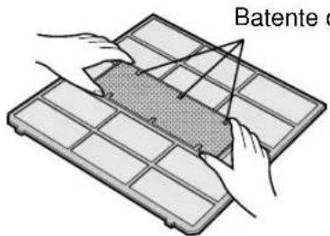 SHARP AEX08BEC - RETIRAR OS FILTROS - 1