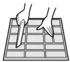 SHARP AEX08BEC - CLEANING THE FILTERS - 2