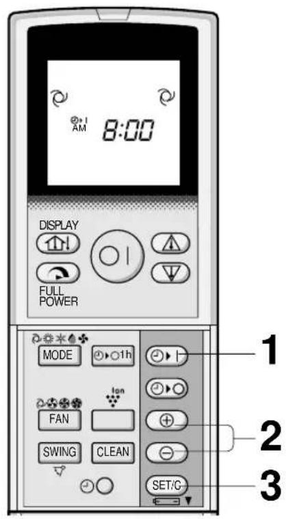 SHARP AEX08BEC - TIMER ON - 1