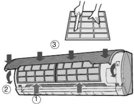 SHARP AEA24CE - DE FILTERS REINIGEN - 2