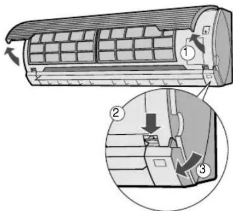 SHARP AEA24CE - KLIMANIN IÇ KISMININ TEMİZLENMESİ - 1