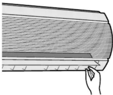 SHARP AEA24CE - DIRECÇA O DO FLUXO HORIZONTAL DO AR - 1