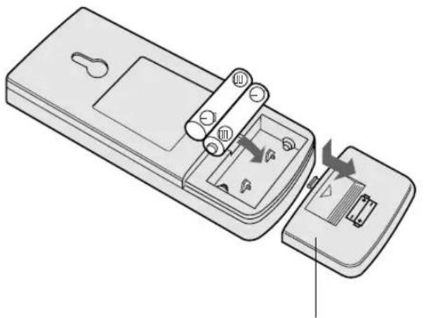 SHARP AEA12BE - LOADING BATTERIES Use two size-AAA (R03) batteries. - 1