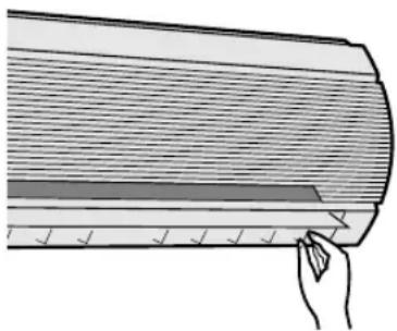 SHARP AEA24DR - DIRECÇÃO DO FLUXO HORIZONTAL DO AR - 1