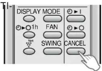 SHARP AEA24DR - PER CANCELLARE IL MODO TIMER - 1
