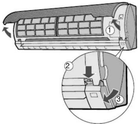 SHARP AEA18DR - NETTOYAGE DE L'INTERIEUR DU CLIMATISEUR - 1