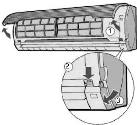 SHARP AEA18DR - PULIZIA DELL'INTERNO DELL'UNITADEL CONDIZIONATORE D'ARIA - 1