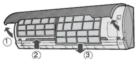SHARP AEA18DR - LIMPIEZA DEL INTERIOR DE LA UNIDAD DE ACONDICIONADOR DE AIRE - 3