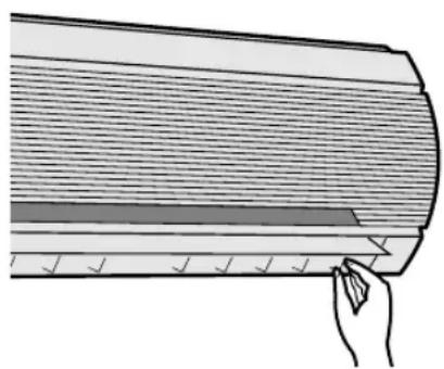 SHARP AEA18DR - HORIZONTAL AIR FLOW DIRECTION - 1
