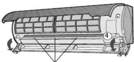 SHARP AEA18DR - CLEANING THE INTERIOR OF AIR CONDITIONER UNIT - 2