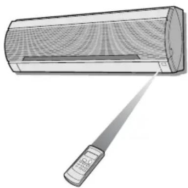 SHARP AEA18DR - Richten Sie die Fernbedienung auf das Empfängerfenster des Hauptgerätes und drücken Sie die gewünschte Taste. Beim Empfang des Signals erzeugt das Geräte einen Piepton. - 1