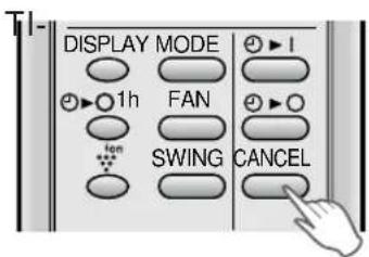SHARP AEA18DR - PER CANCELLARE IL MODO TIMER - 1