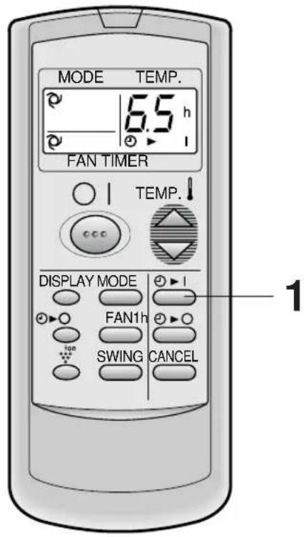 SHARP AEA18DR - TIMER ON - 1
