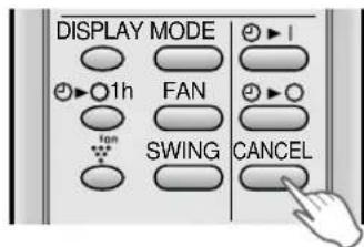SHARP AEA18DR - TO CANCEL TIMER - 1