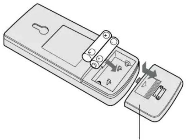 SHARP AEA12CR - LOADING BATTERIES Use two size-AAA (R03) batteries. - 1