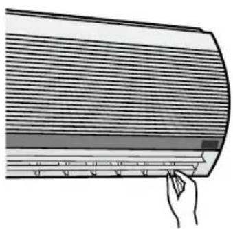 SHARP AEA12CR - HORIZONTALE LUCHTSTROOMRICHTING - 1