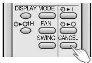 SHARP AEA12CR - DEAKTIVIEREN DES ZEITSCHALTER-MODUS - 1