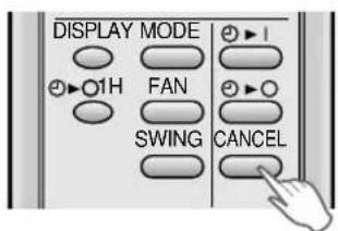 SHARP AEA09CR - DEAKTIVIEREN DES ZEITSCHALTER-MODUS - 1