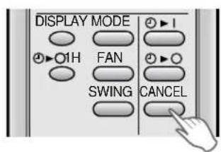 SHARP AEA09CR - PER CANCELLARE IL MODO TIMER - 1