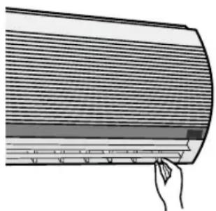 SHARP AEA09CR - DIRECCIÓN DE LA CORRIENTE DE AIRE HORIZONTAL - 1