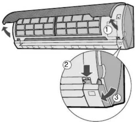 SHARP AEA18CE - CLEANING THE INTERIOR OF AIR CONDITIONER UNIT - 1